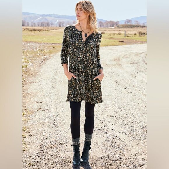 NWT Peruvian Connection Alpine Flower Tunic Sz S - Picture 1 of 9